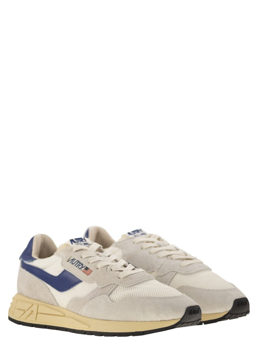 Autry Reelwind - Suede And Technical Textile Trainer