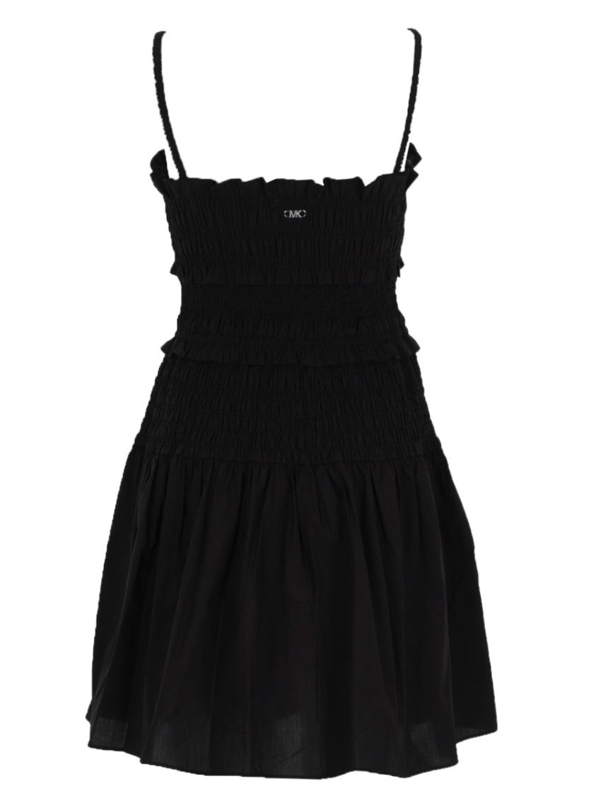 Michael Michael Kors Fitted Ruched Bodice Dress