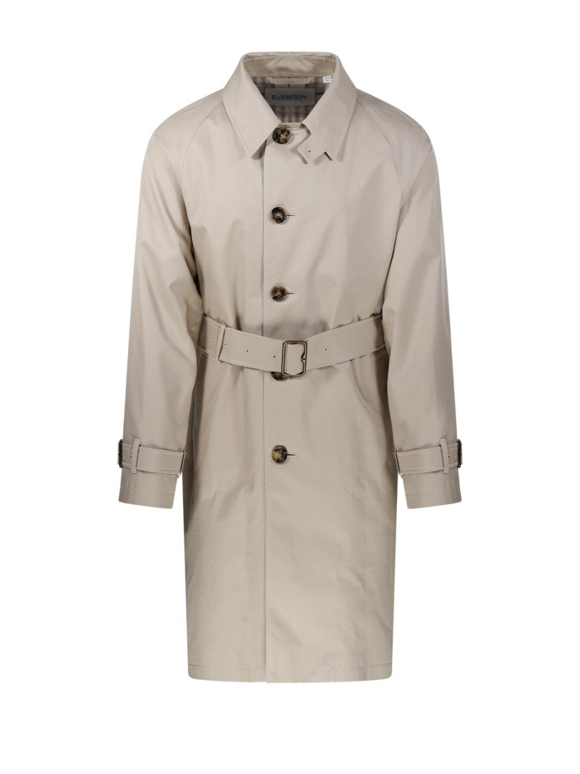 Burberry Belted Cotton Trench Coat