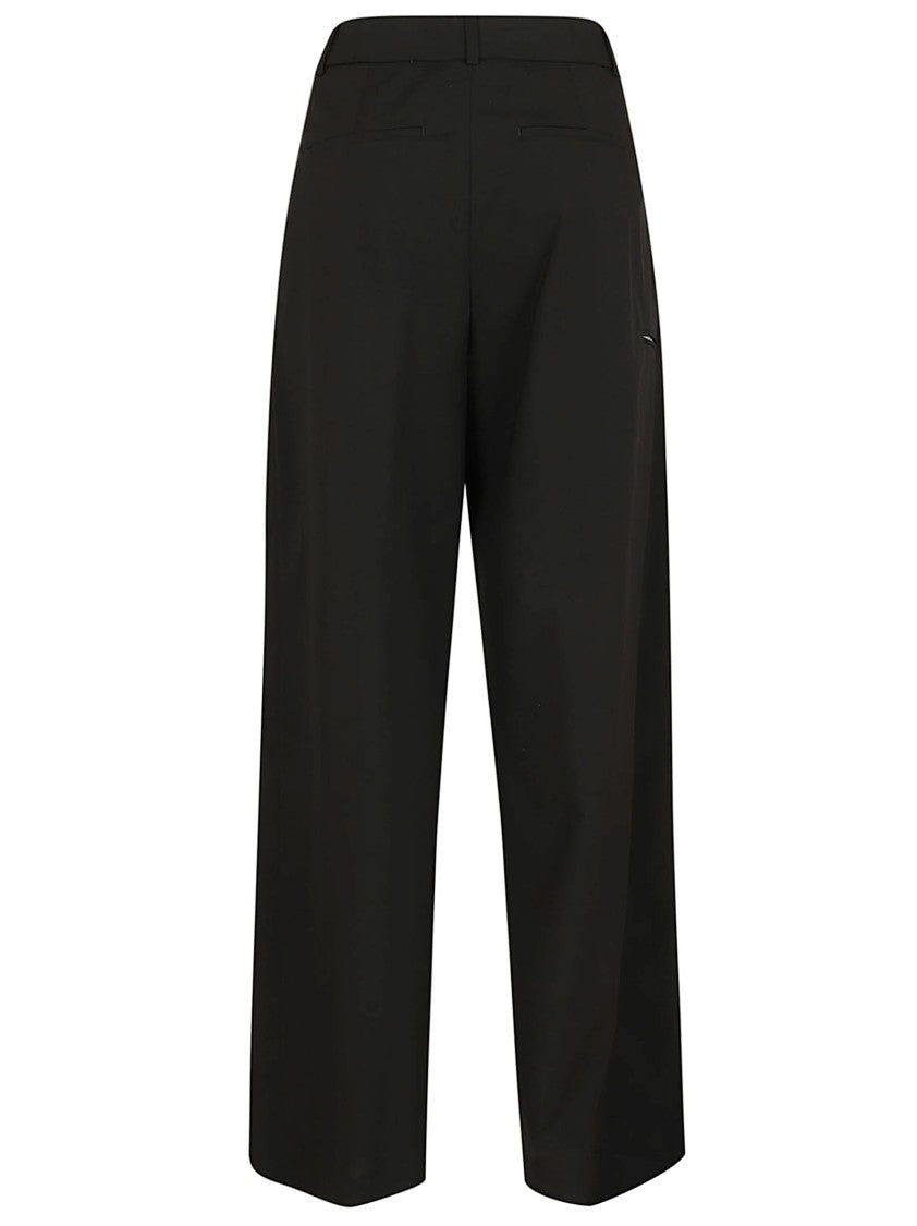 Peserico Wide-Leg Trousers In Lightweight Cotton Gabardine
