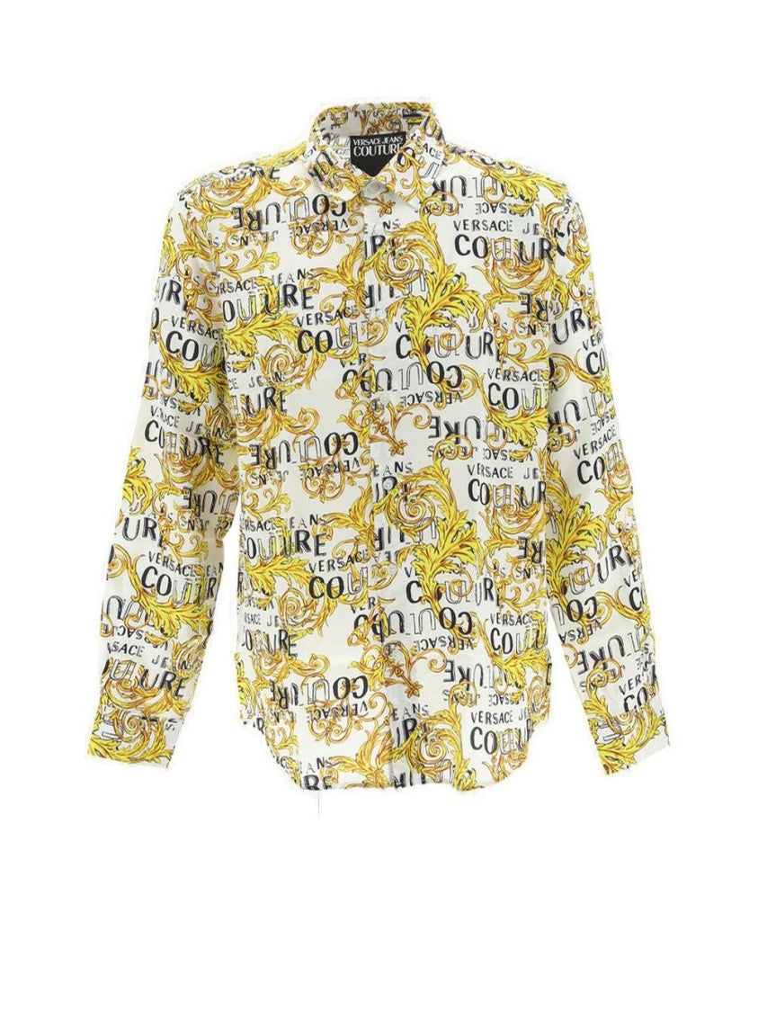 Versace Jeans Couture Print Logo Baroque Shirt