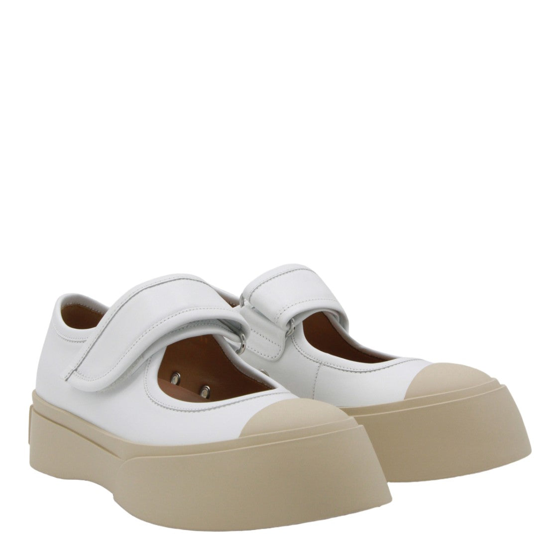 Marni Platform Sneakers With Mary Jane Strap