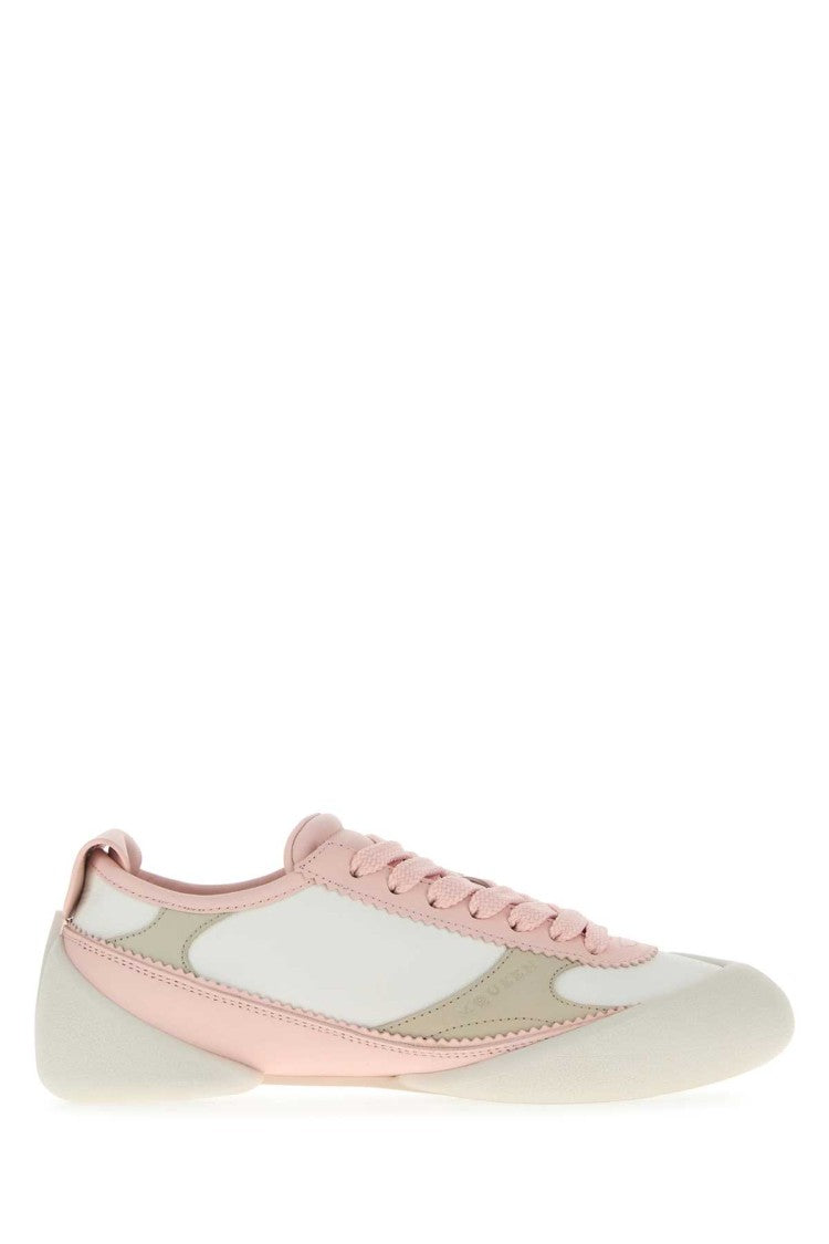 Alexander Mcqueen Low-Profile Multicolor Leather Sneakers With Rubber Sole