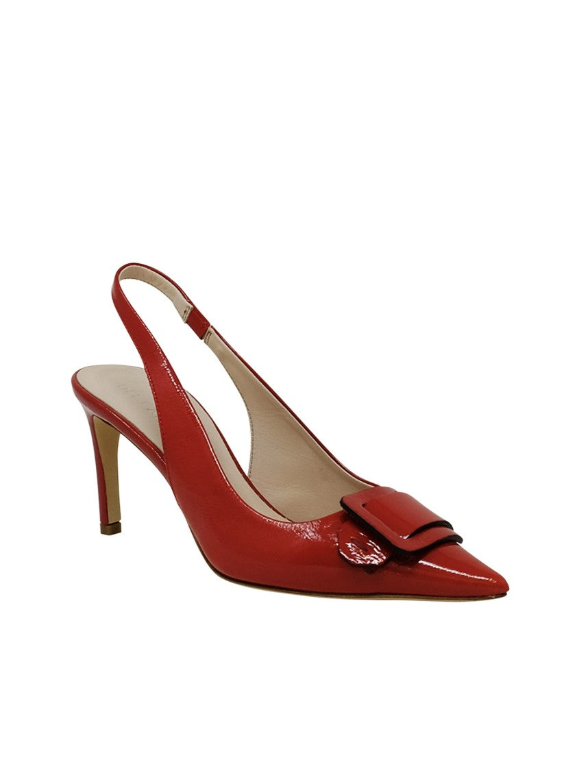 Roberto Del Carlo Red Patent Leather Vetro Pumps