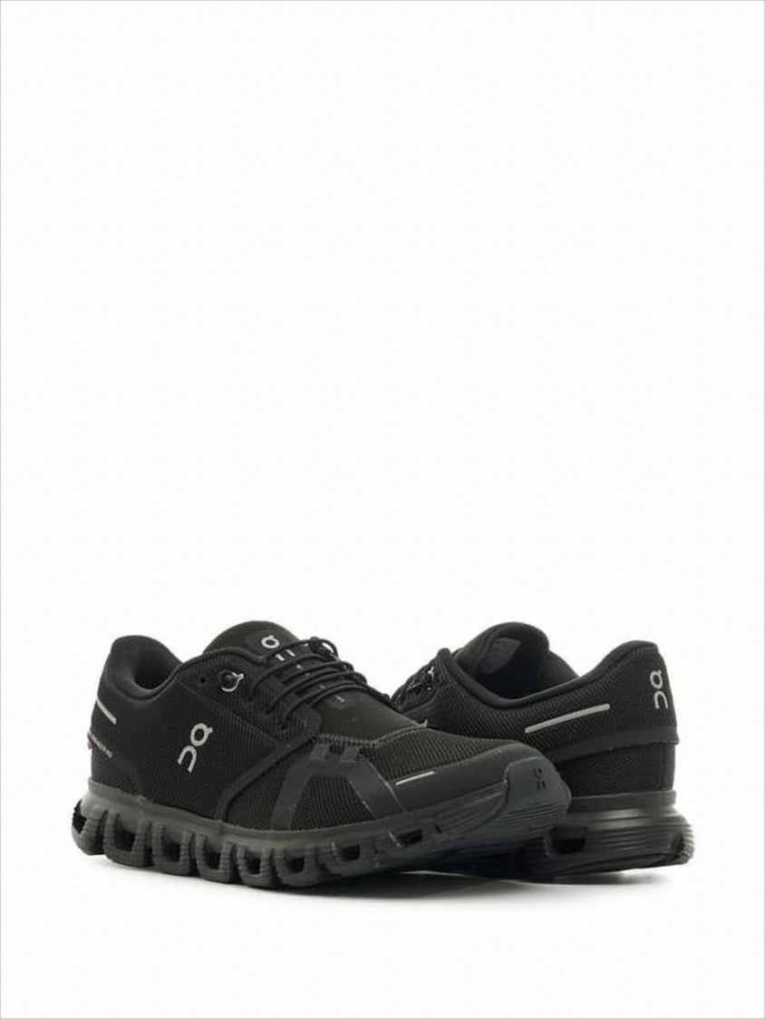 On Running Lightweight Black Running Sneakers With Breathable Mesh