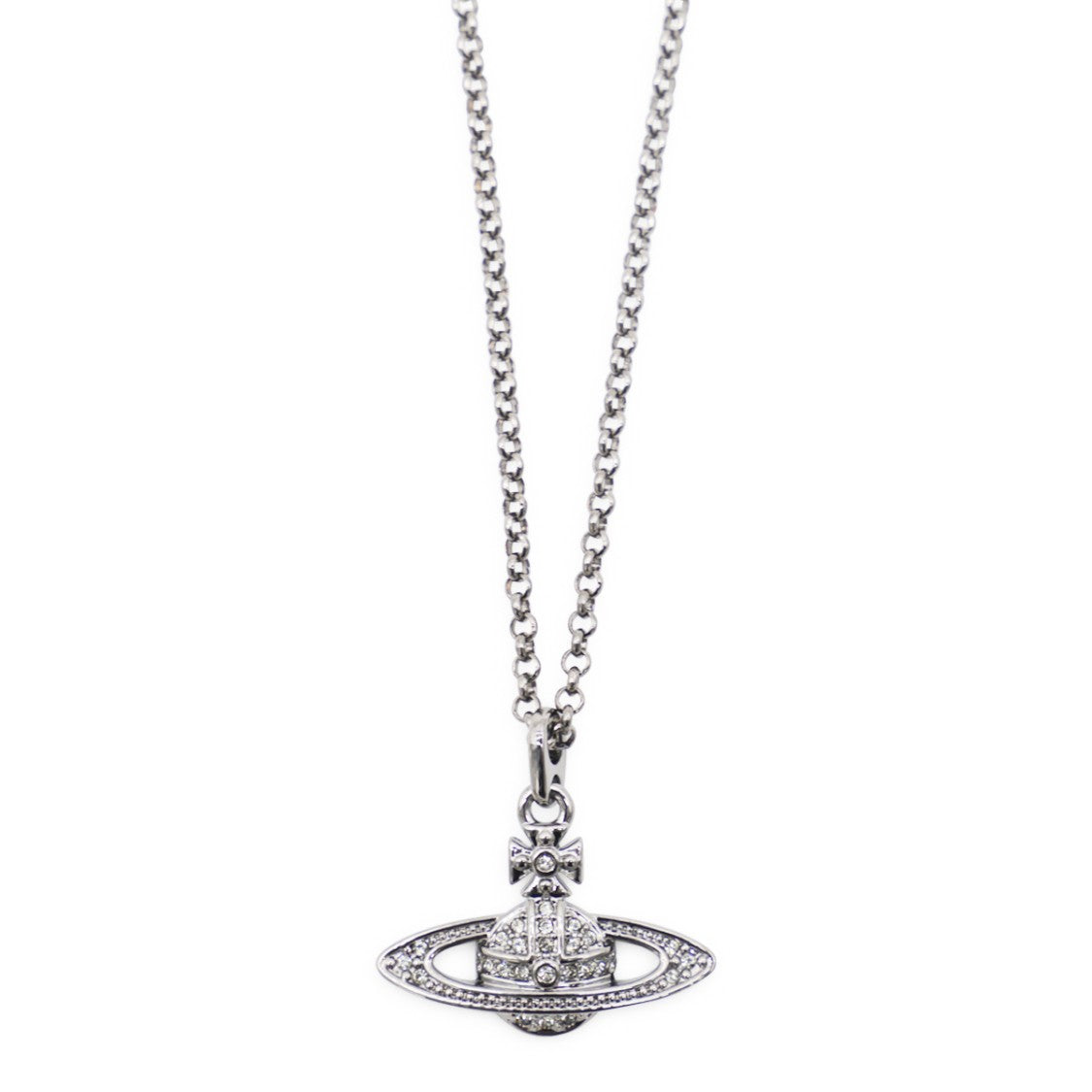 Vivienne Westwood Silver-Tone Orb Pendant Necklace