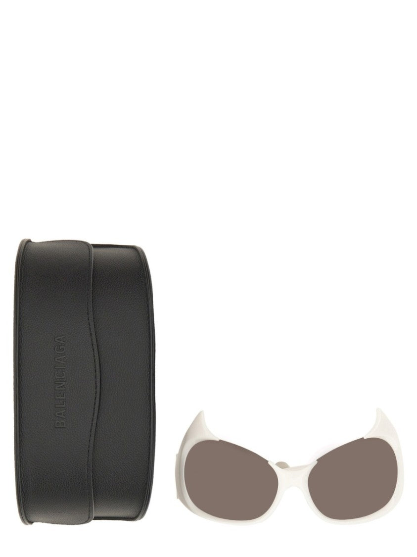 Balenciaga Cat-Eye Sunglasses With Distinct Side Logo