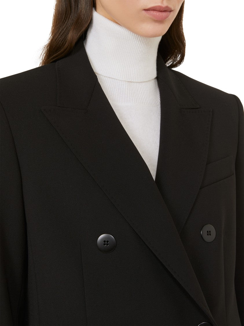 Max Mara Tailored Virgin Wool Jacket With Classic Silhouette