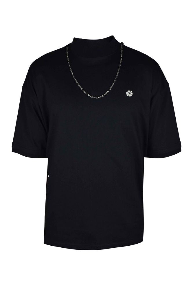 Ambush Short-Sleeve Black T-Shirt With Iconic Chain Detail