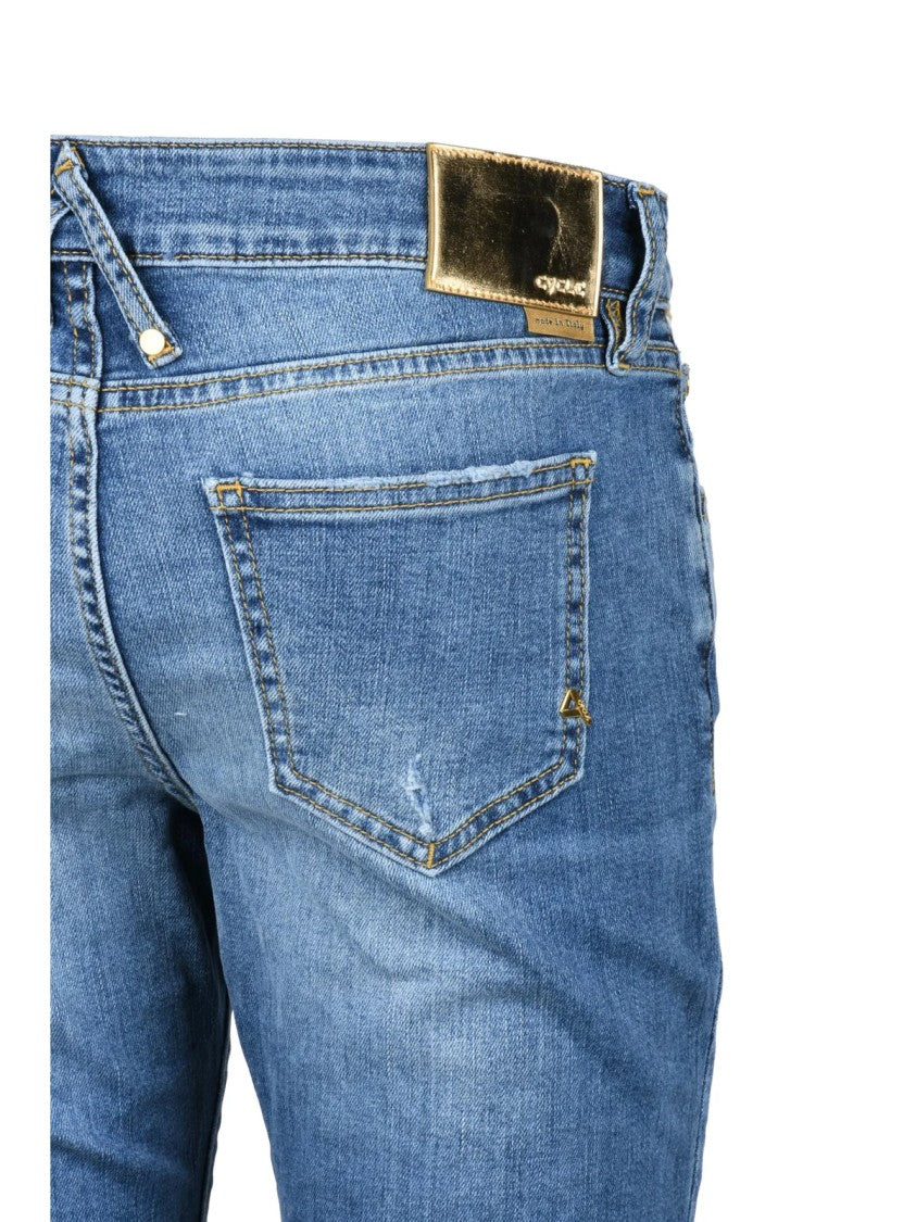 Cycle Gilda Bootcut Stretch Jeans - Blue