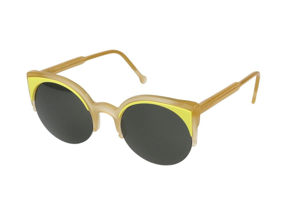 Retrosuperfuture Sunglasses Retrosuperfuture Lucia Surface Lime Yellow 51/22/145