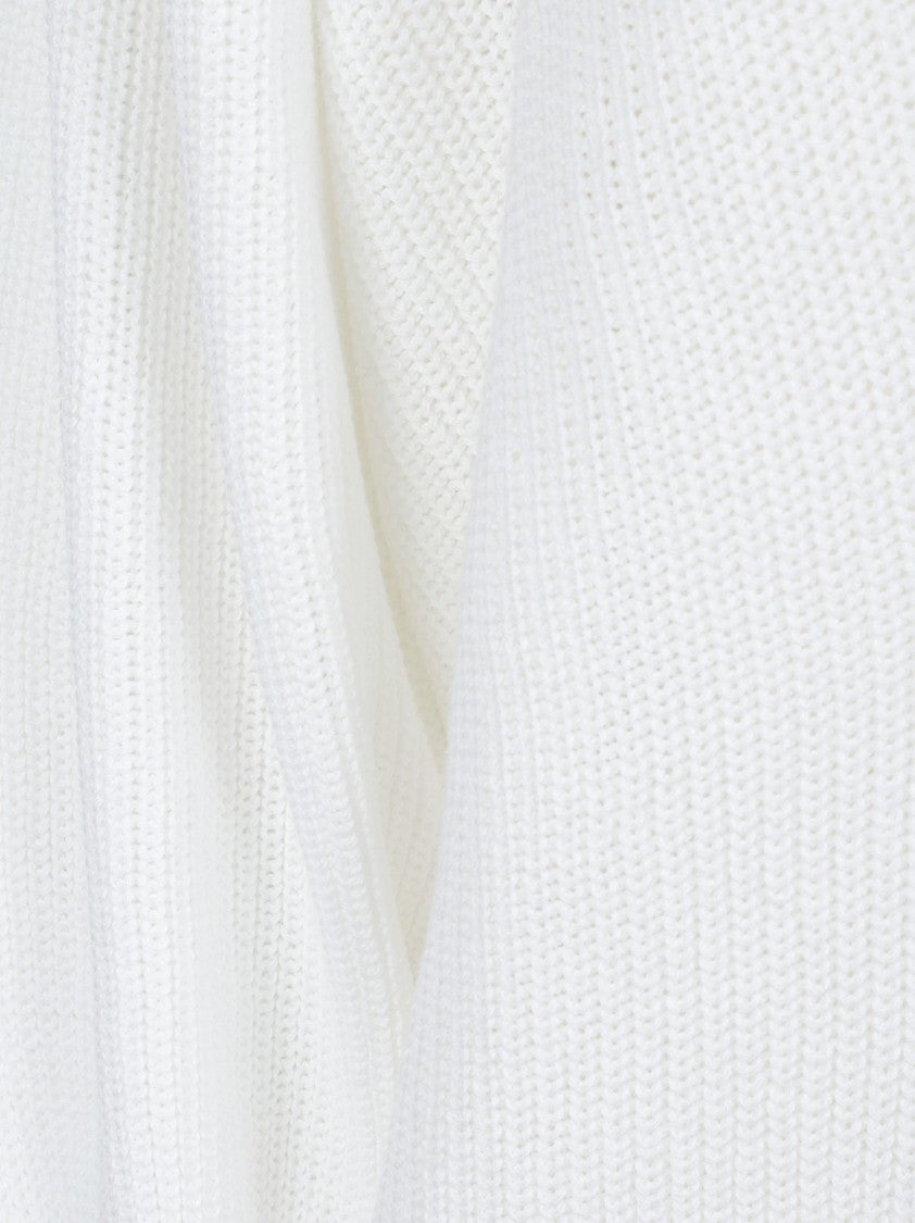 Be You Textured White Knit Top