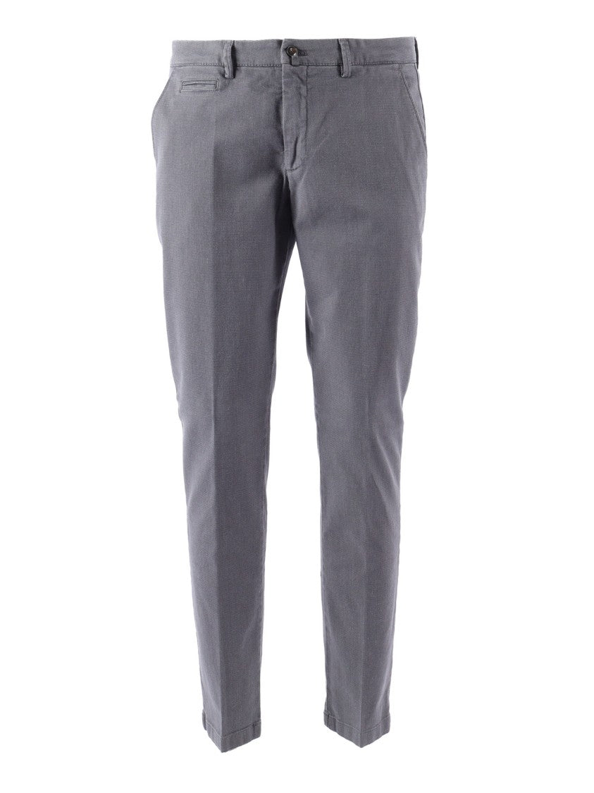 Briglia Tailored Grey Pants With Tapered Leg