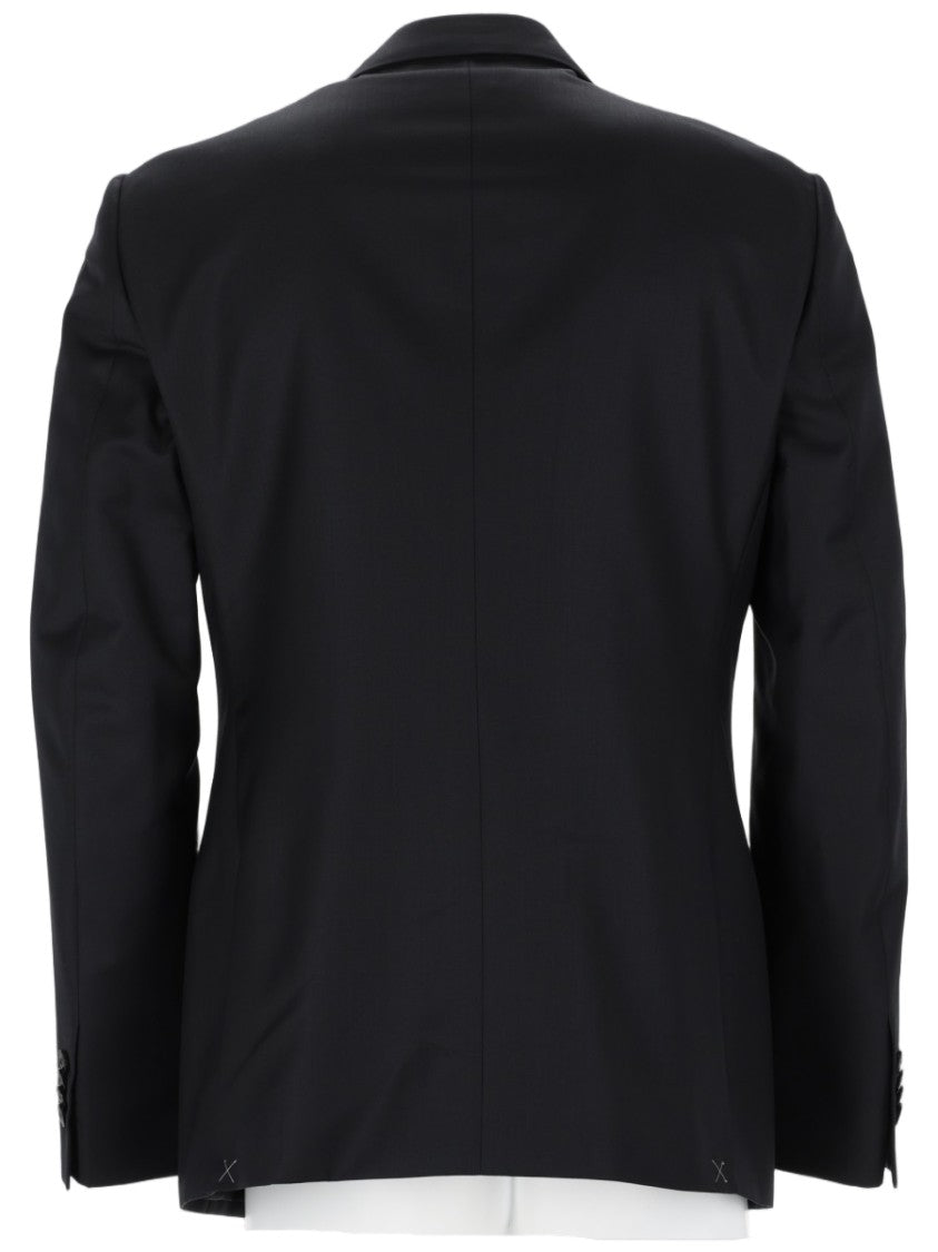 Giorgio Armani Soho Single-Breasted Virgin Wool-Cashmere Blazer
