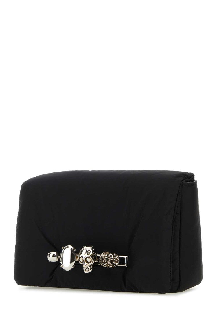 Alexander Mcqueen Black Nylon The Puffy Knuckle Belt Bag