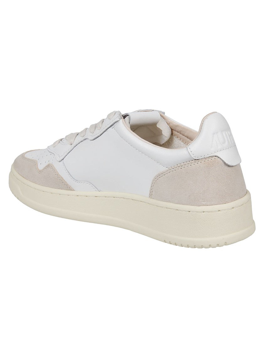 Autry Medalist Low Leather Suede Low-Top Sneakers