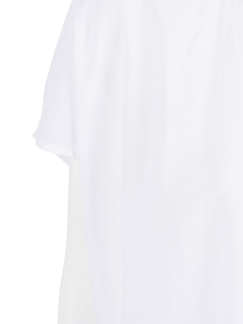 Aspesi Short Sleeve Tied Gathered Blouse