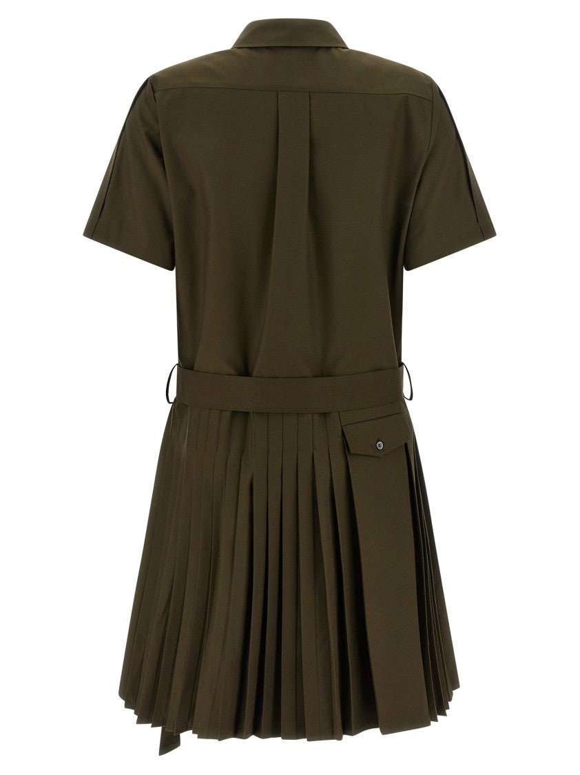 Loewe Pleated Chemisier Dress