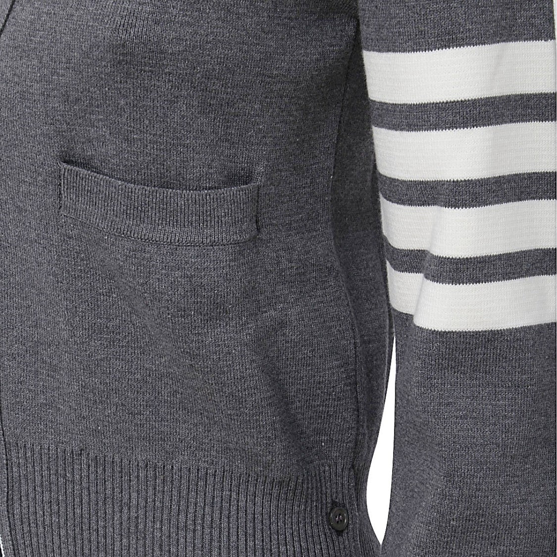 Thom Browne Med Grey Wool Knitwear