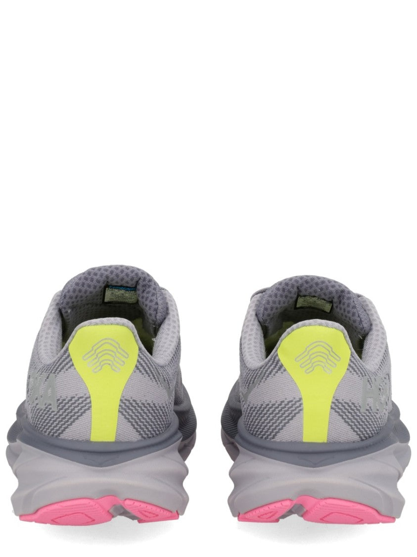 Hoka Grey Lightweight Cushioned Sneakers