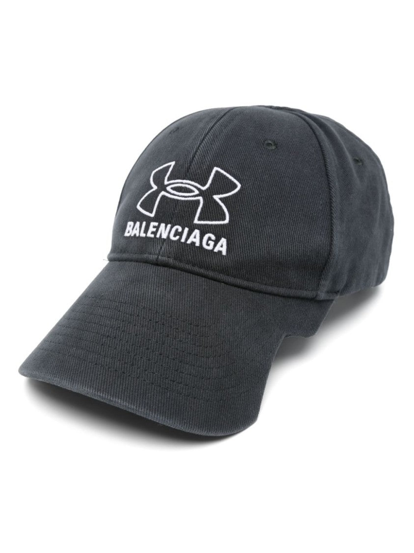 Balenciaga Structured Black Baseball Hat