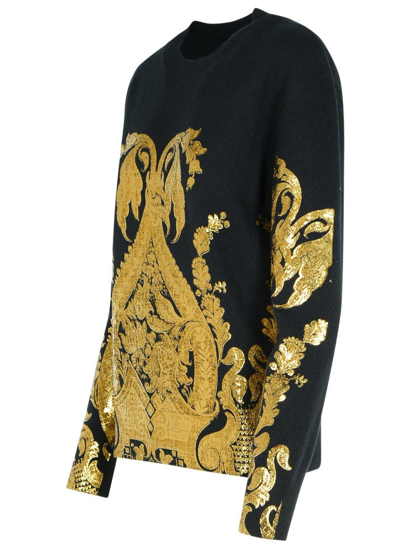 Etro Black Wool Sweater