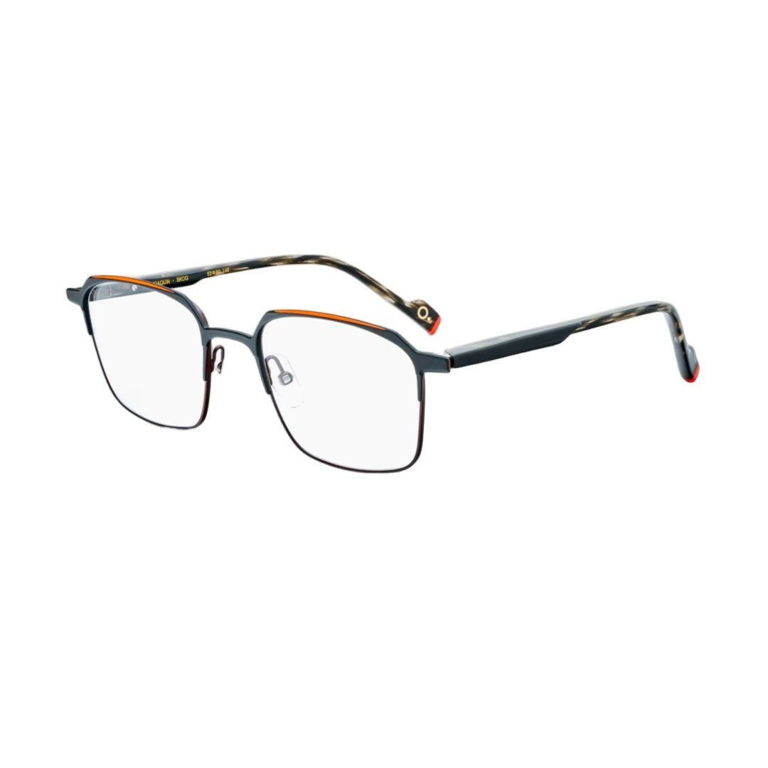 Etnia Barcelona Joaquin Geometric Square Eyeglasses With Tortoiseshell Accents