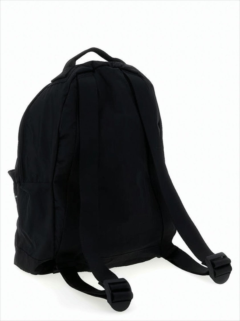 Stone Island Minimalist Black Polyamide Backpack By Stone Island