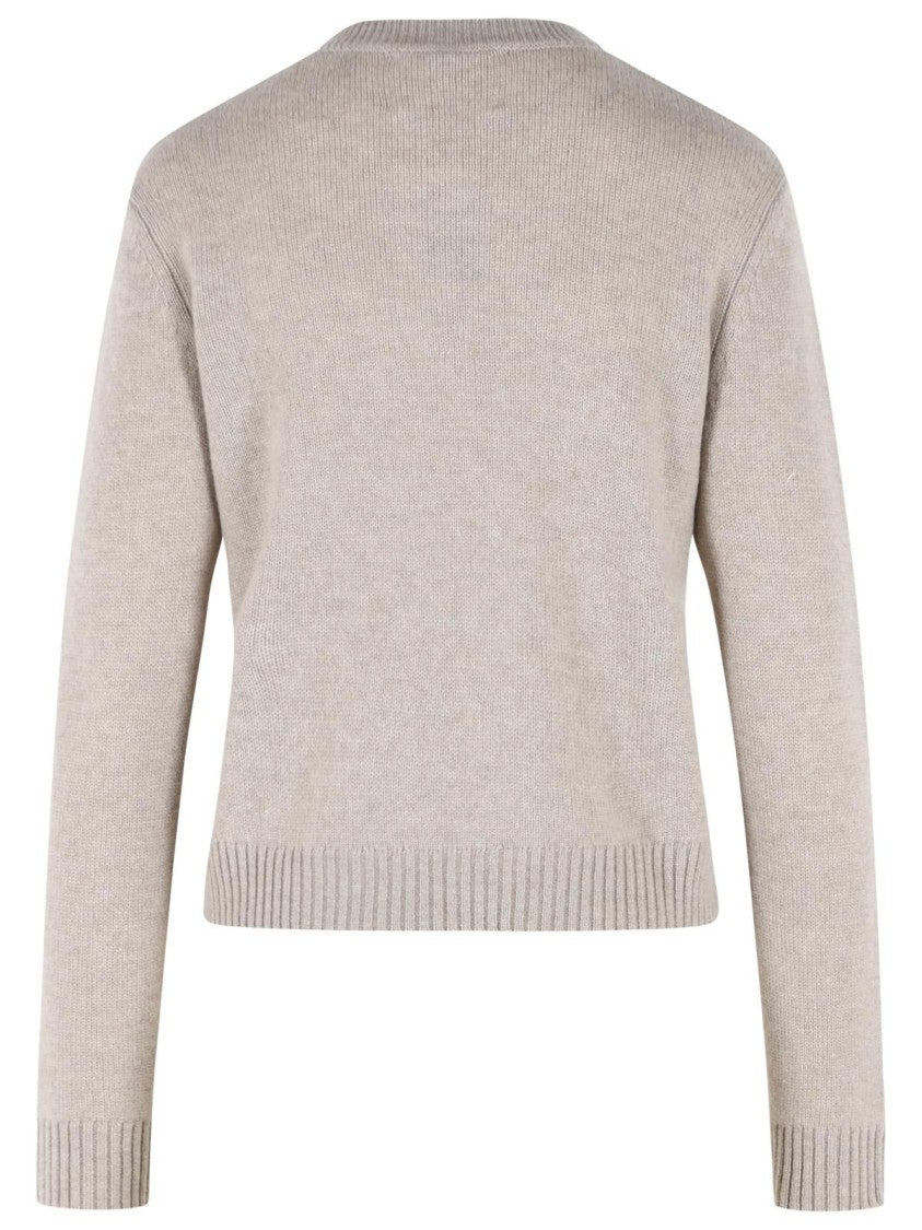 Lisa Yang 'Mable' Beige Cashmere Sweater