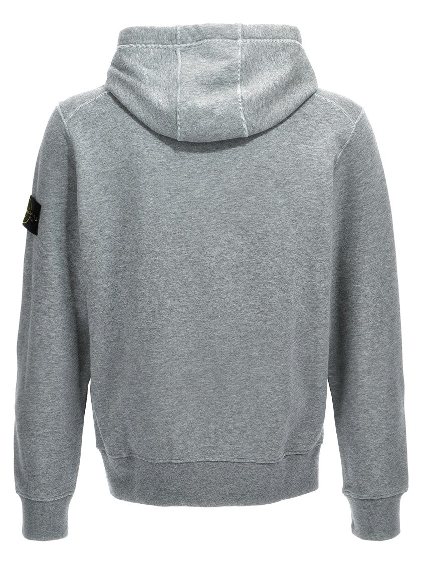 Stone Island Logo Badge Hoodie