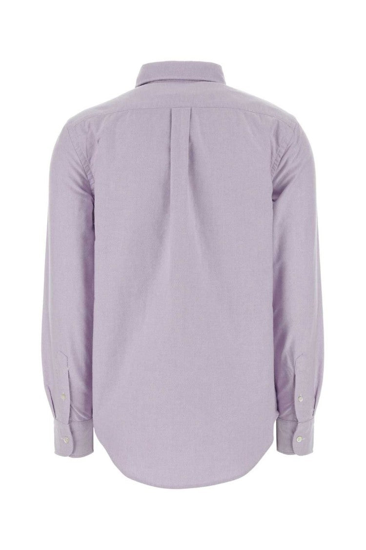 Polo Ralph Lauren Long-Sleeve Button-Up Shirt With Classic Collar And Tailored Fit