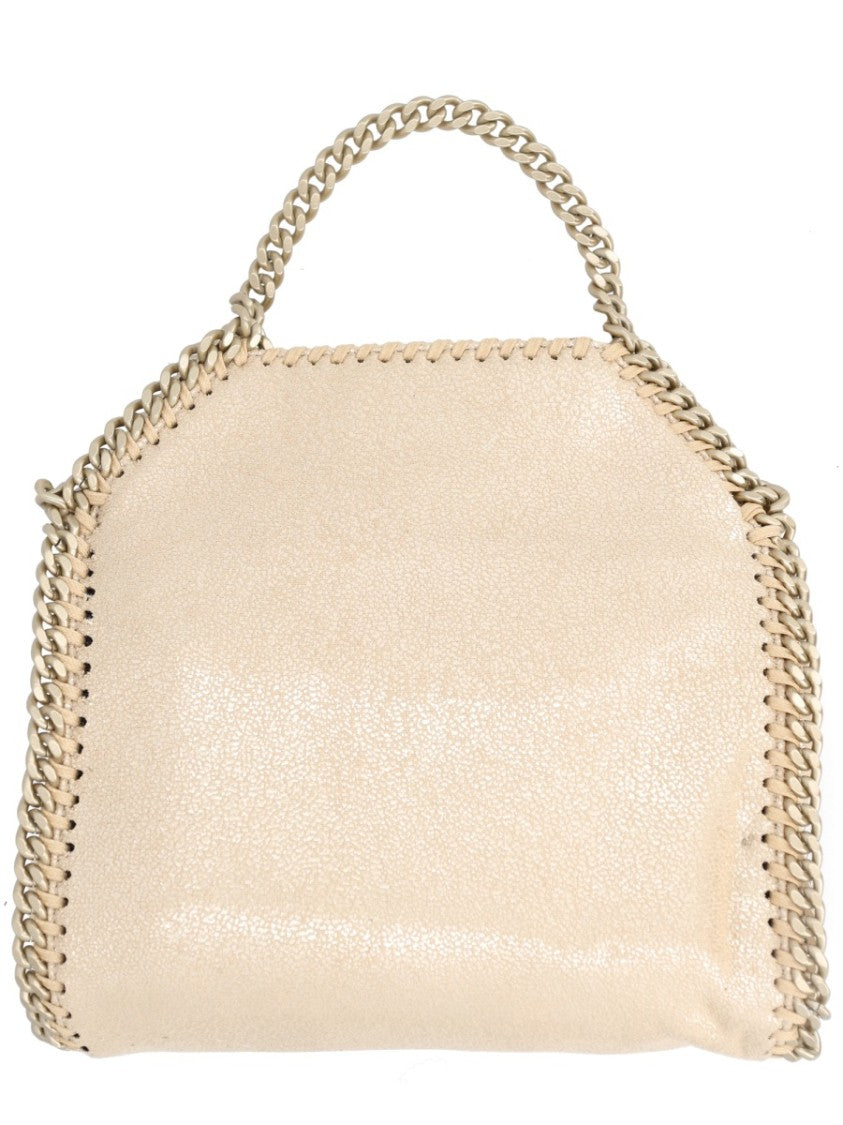 Stella Mccartney Falabella Micro Textured Metallic Edge Shoulder Bag