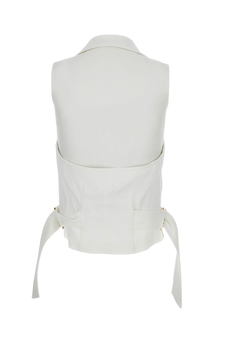 Elisabetta Franchi Double-Breasted Sleeveless Vest