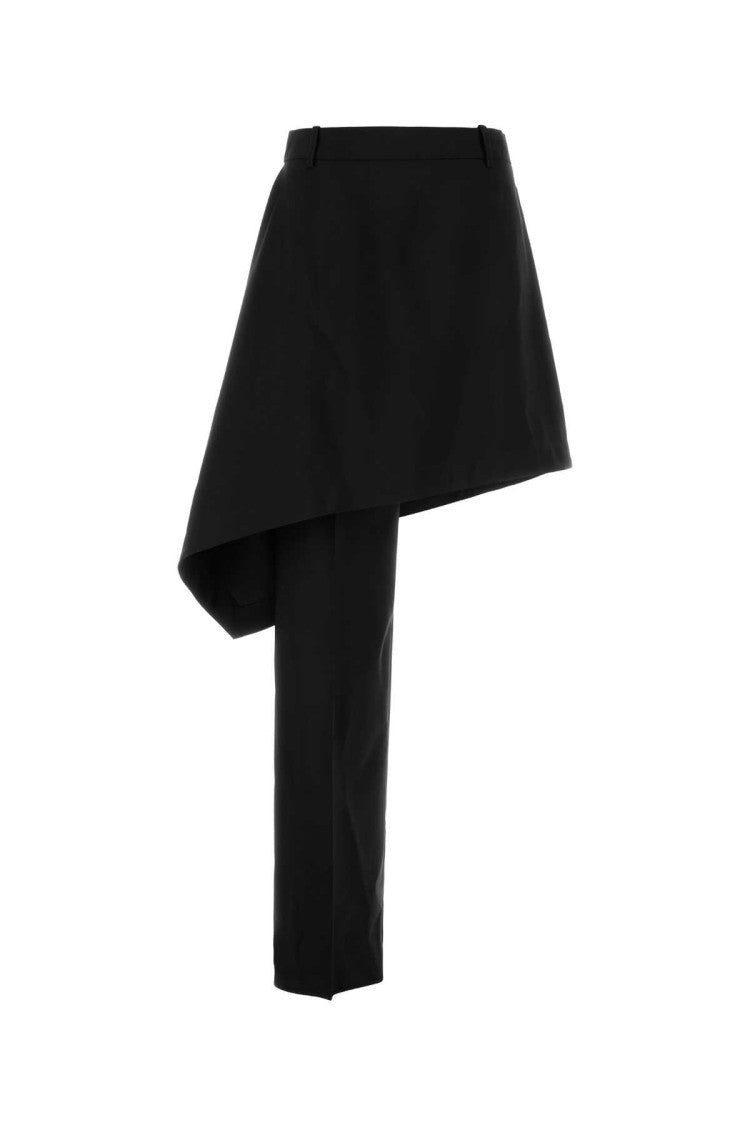 Bottega Veneta Black Wool Pant-Skirt