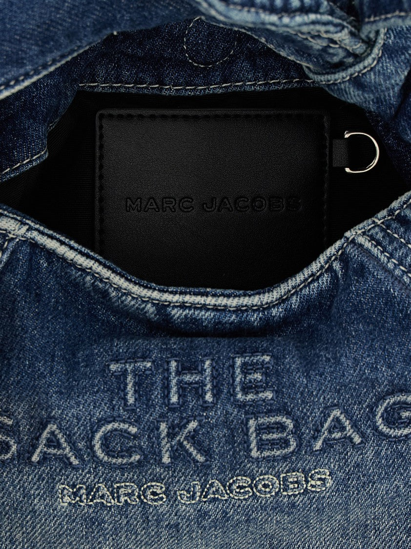 Marc Jacobs The Bow Denim Mini Sack' Handbag
