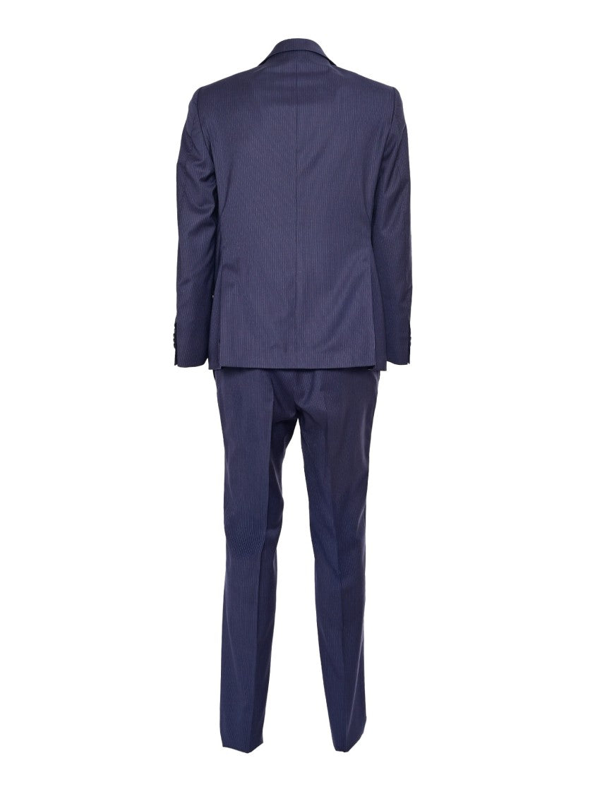 Luigi Bianchi Tailored Suit With Subtle Pinstripe Pattern