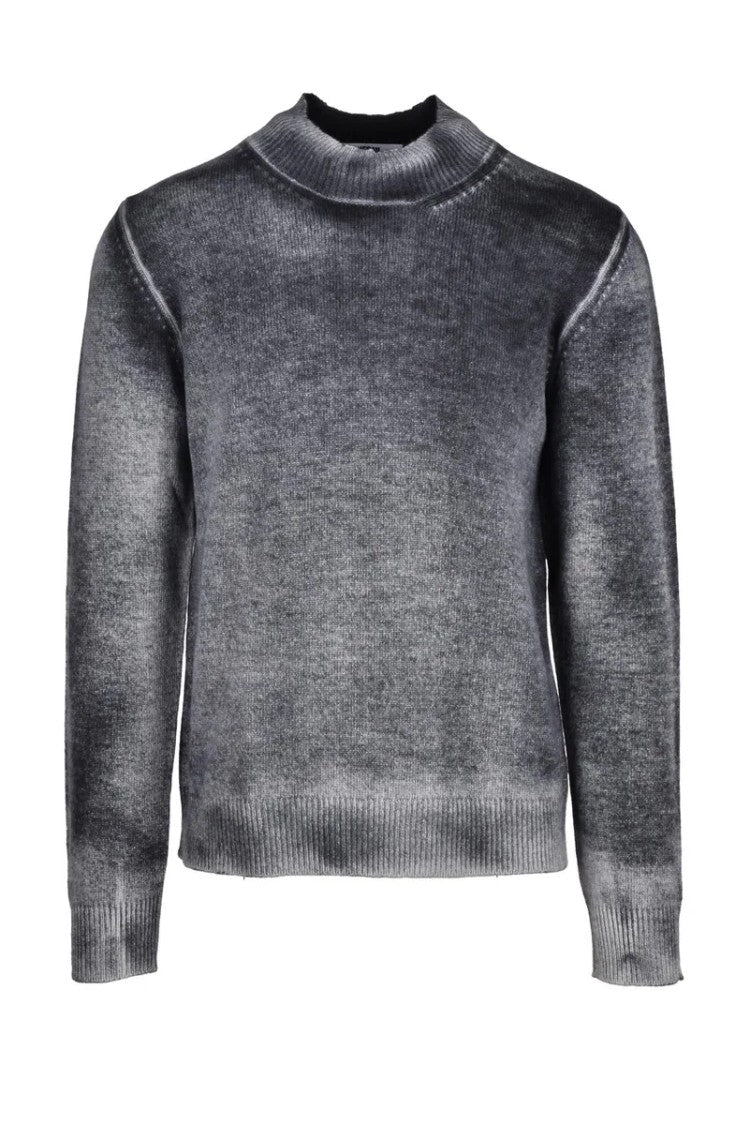 Grifoni Virgin Wool Pullover - Black