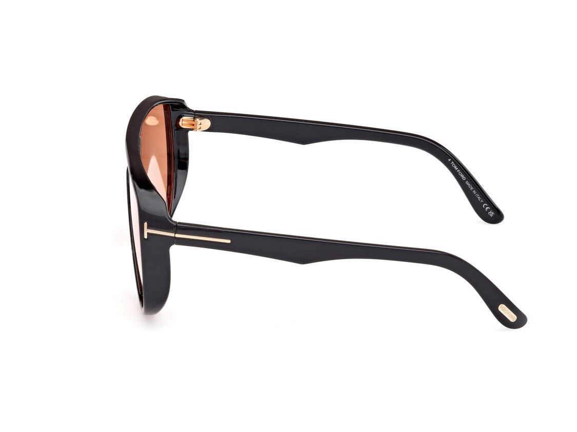 Tom Ford Amber Ft1182 Oversized Shield Sunglasses