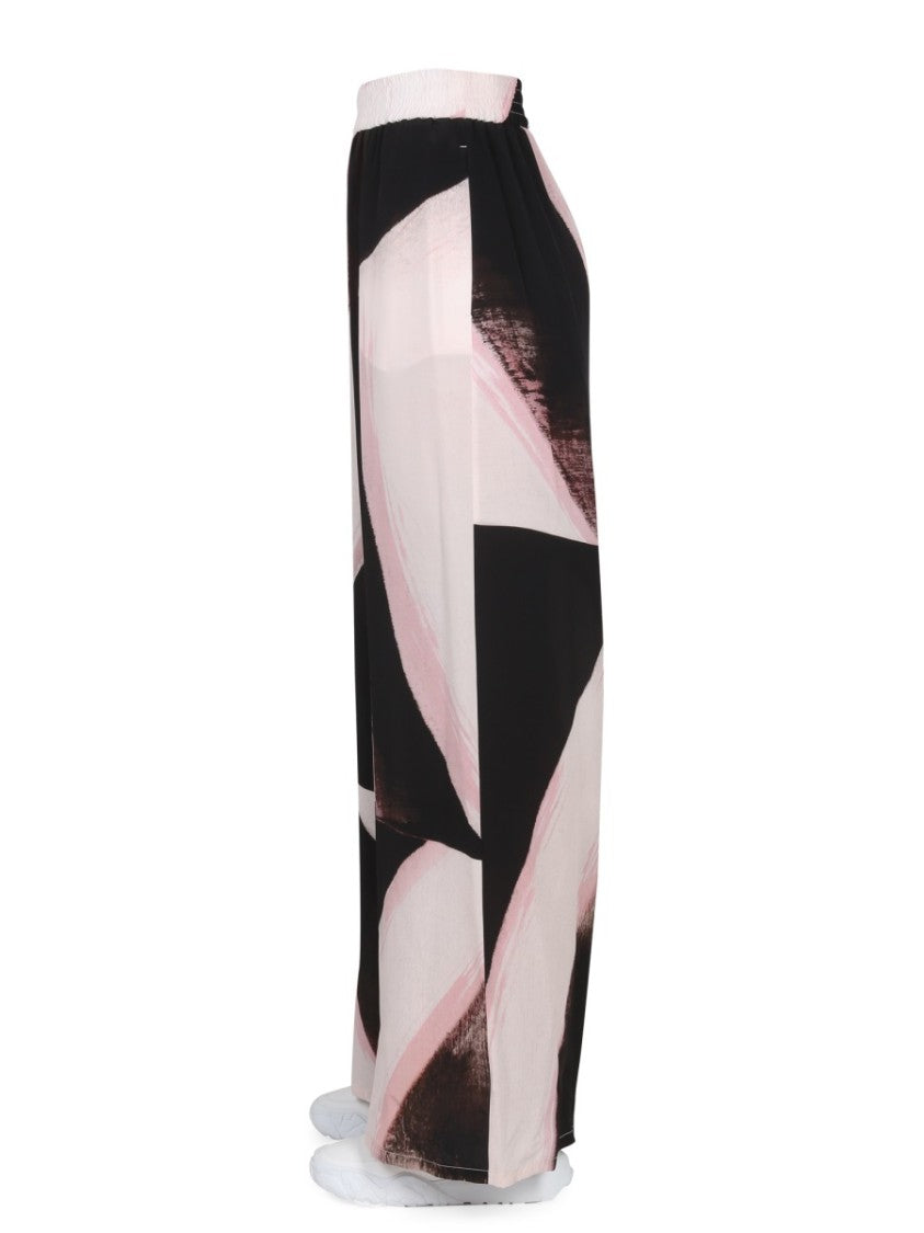Alexander Mcqueen Brushstroke Graphic Pants