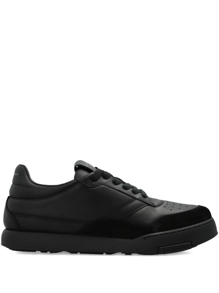 Givenchy Black Calf Leather Low-Profile Flat Shoes