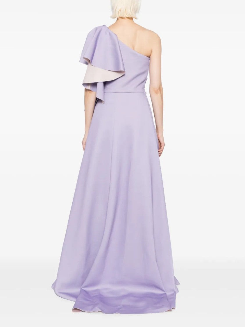 Saiid Kobeisy Double Faced Scuba Long Dress