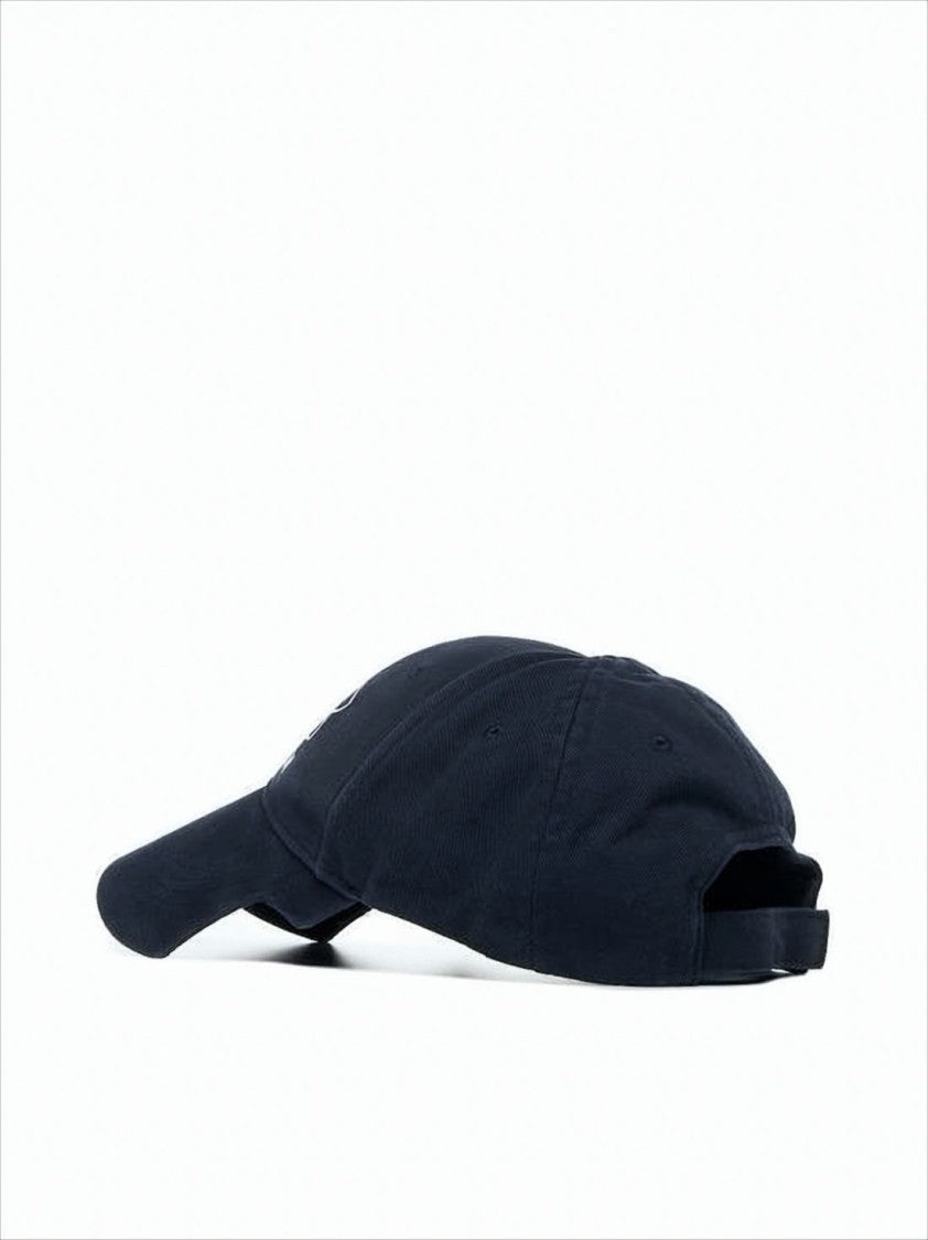 Balenciaga Classic Six-Panel Baseball Cap With Bold Logo Design