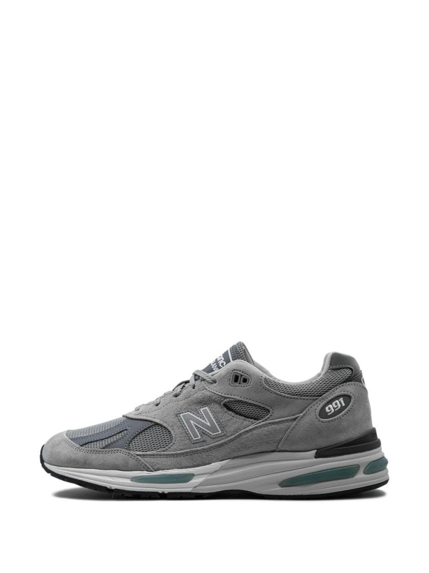 New Balance Panelled Grey Sneakers With Signature Foam Technology