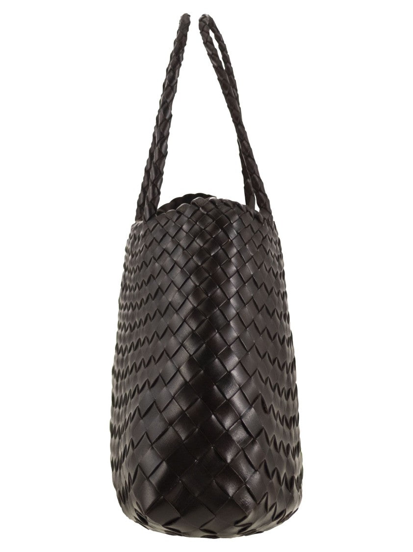 Dragon Santa Croce Small - Woven Leather Bag