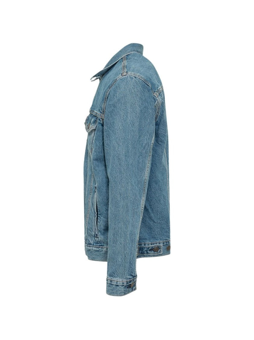 Levi's Structured Blue Denim Jacket With Classic Features