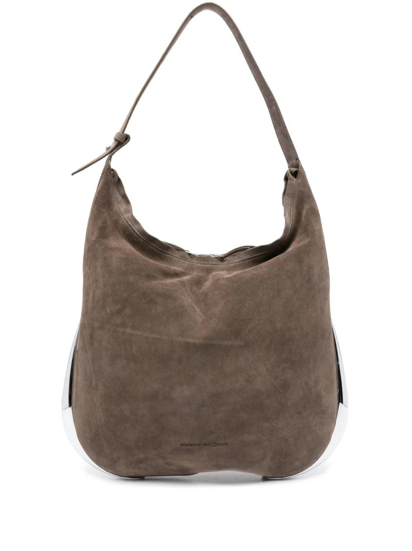 Benedetta Bruzziches Structured Top Handle Detachable Strap Handbag