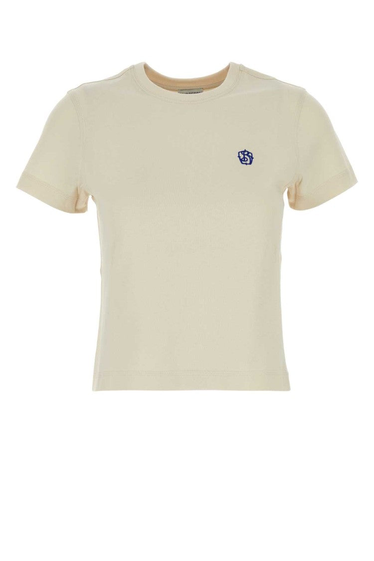Burberry Sand Cotton T-Shirt