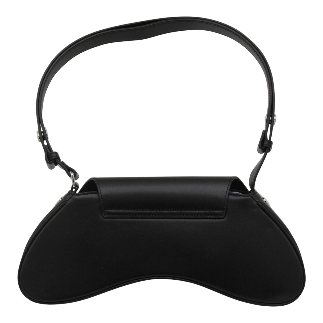 Diesel Sculptural Black Bag With Adjustable Strap