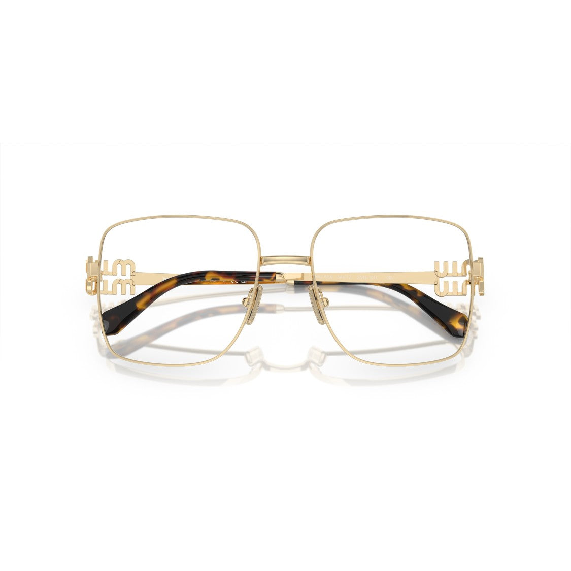 Miu Miu 0Mu 51Xv Square-Shaped Metal Frame Sunglasses