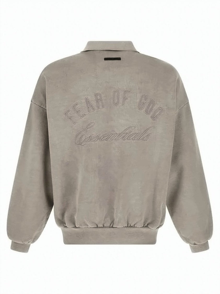 Fear Of God Relaxed Fit Long-Sleeve Polo Shirt With Embroidered Branding